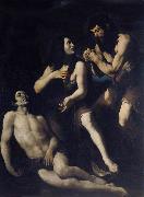 CARACCIOLO, Giovanni Battista Lamentation of Adam and Eve on the Dead Abel oil on canvas